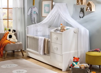 BABY COTTON Детская кровать-трансформер 2 20.24.1016.00 в Болотном - bolotnoe.mebel54.com | фото