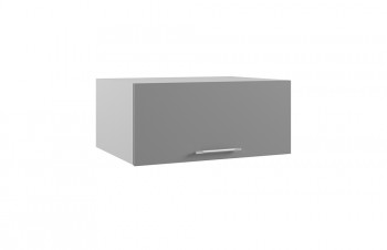 Гарда ГПГ 800 шкаф верхний горизонтальный глубокий (Ваниль/корпус Серый) в Болотном - bolotnoe.mebel54.com | фото
