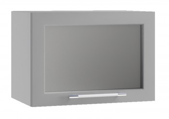 Гарда ПГС 500 шкаф верхний горизонтальный со стеклом Ваниль в Болотном - bolotnoe.mebel54.com | фото