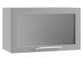Гарда ПГС 600 шкаф верхний горизонтальный со стеклом Ваниль в Болотном - bolotnoe.mebel54.com | фото