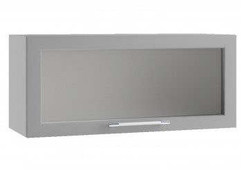 Гарда ПГС 800 шкаф верхний горизонтальный со стеклом Ваниль в Болотном - bolotnoe.mebel54.com | фото
