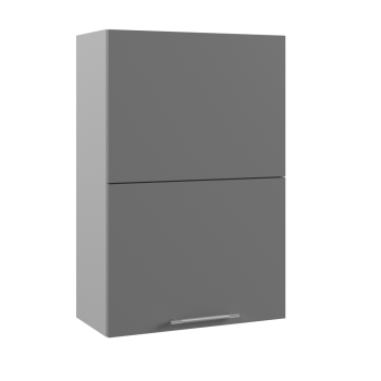 Гарда ВПГПМ 600 шкаф верхний высокий Blum Aventos (Ваниль/корпус Серый) в Болотном - bolotnoe.mebel54.com | фото