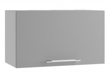 Капри ПГ 600 шкаф верхний горизонтальный (Липа белый/корпус Серый) в Болотном - bolotnoe.mebel54.com | фото