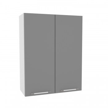 Капри ВП 700 шкаф верхний высокий (Липа белый/корпус Серый) в Болотном - bolotnoe.mebel54.com | фото
