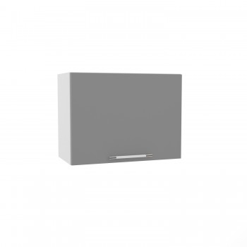 Капри ВПГ 600 шкаф верхний горизонтальный высокий (Липа белый/корпус Серый) в Болотном - bolotnoe.mebel54.com | фото