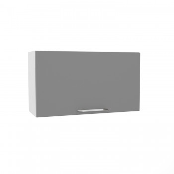 Капри ВПГ 800 шкаф верхний горизонтальный высокий (Липа белый/корпус Серый) в Болотном - bolotnoe.mebel54.com | фото