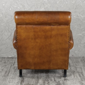 Кресло кожаное Чарльз в Болотном - bolotnoe.mebel54.com | фото