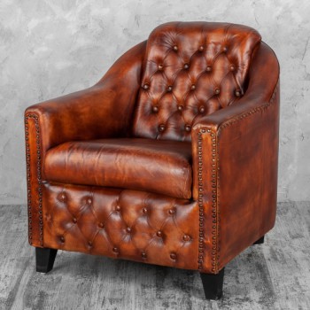 Кресло кожаное Элегант в Болотном - bolotnoe.mebel54.com | фото