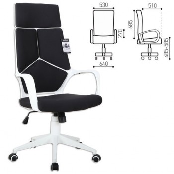 Кресло офисное BRABIX Prime EX-515 (черная ткань) в Болотном - bolotnoe.mebel54.com | фото