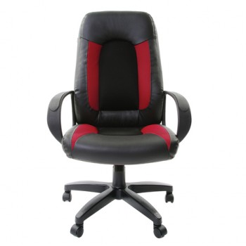 Кресло офисное BRABIX Strike EX-525 (черно-красный) в Болотном - bolotnoe.mebel54.com | фото