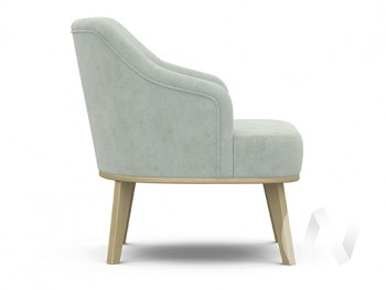 Кресло отдыха Комфорт-5 низкая спинка (бесцветный лак/FRESCA BRILLIANT) в Болотном - bolotnoe.mebel54.com | фото
