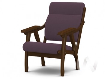 Кресло Вега-10 (орех лак/ULTRA PLUM) в Болотном - bolotnoe.mebel54.com | фото