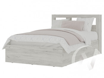 Кровать 1,2 МС Гранд (дуб крафт белый) в Болотном - bolotnoe.mebel54.com | фото