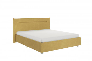 Кровать 1,6 Альба с основанием (Медовый велюр) в Болотном - bolotnoe.mebel54.com | фото