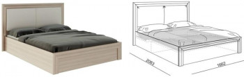 Кровать 1,6 Глэдис (М32) с подъемным механизмом Распродажа в Болотном - bolotnoe.mebel54.com | фото