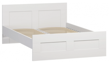 Кровать двухспальная Сириус 1600мм белый в Болотном - bolotnoe.mebel54.com | фото