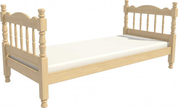 Кровать одинарная Аленка из массива сосны 800*1890 Сосна в Болотном - bolotnoe.mebel54.com | фото