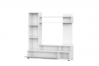 Мебель для гостиной "МГС 9" Белый / Цемент светлый в Болотном - bolotnoe.mebel54.com | фото