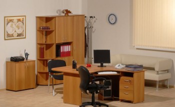 Мебель для персонала Рубин 42 Светлый миланский орех в Болотном - bolotnoe.mebel54.com | фото