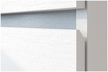 Модульная система "Токио" Пенал Белый текстурный / Белый текстурный в Болотном - bolotnoe.mebel54.com | фото
