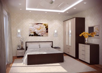 Модульная спальня Фиеста в Болотном - bolotnoe.mebel54.com | фото