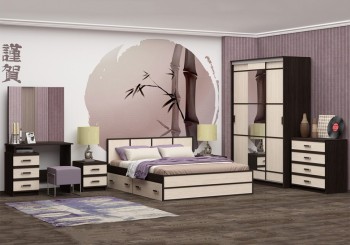 Модульная спальня Сакура в Болотном - bolotnoe.mebel54.com | фото