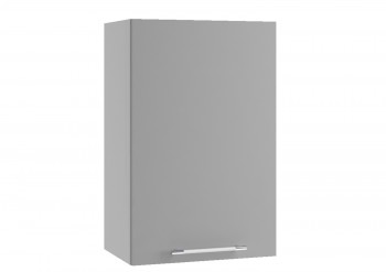 Монца П 450 шкаф верхний (Белый софт/корпус Серый) в Болотном - bolotnoe.mebel54.com | фото