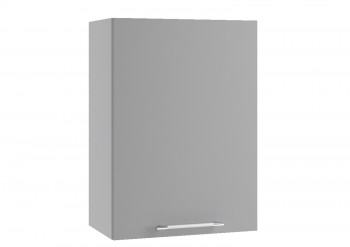 Монца П 500 шкаф верхний (Белый софт/корпус Серый) в Болотном - bolotnoe.mebel54.com | фото