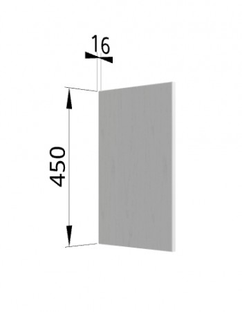 Панель торцевая (для шкафа горизонтального высокого) ВПГ Гарда (Белый) в Болотном - bolotnoe.mebel54.com | фото