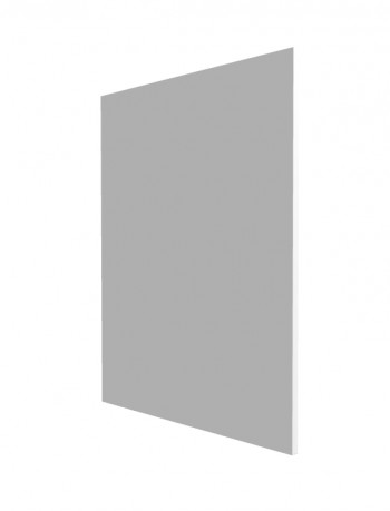 Панель торцевая С Ройс (для шкафов нижних) Белый софт в Болотном - bolotnoe.mebel54.com | фото