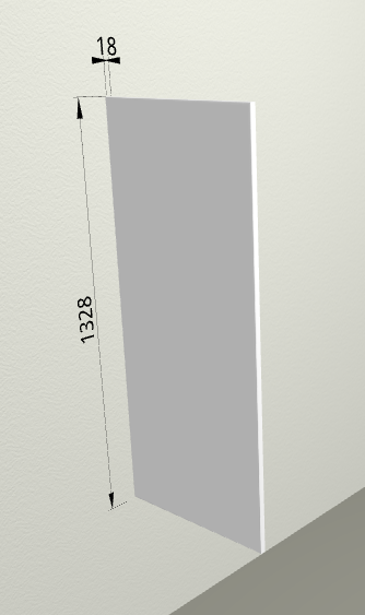 Панель ТП14 (для пеналов высотой 1430мм) Арвика в Болотном - bolotnoe.mebel54.com | фото