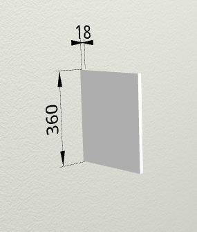 Панель ТПГ55 (для верхних горизонтальных глубоких шкафов) Арвика в Болотном - bolotnoe.mebel54.com | фото