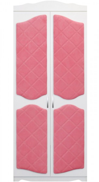 Шкаф 2-х створчатый серии Иллюзия 89 Розовый в Болотном - bolotnoe.mebel54.com | фото