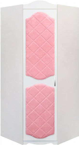 Шкаф угловой Иллюзия 36 Светло-розовый в Болотном - bolotnoe.mebel54.com | фото