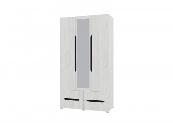 Шкаф 3-х створчатый с ящиками и зеркалом Вега (Прованс) в Болотном - bolotnoe.mebel54.com | фото