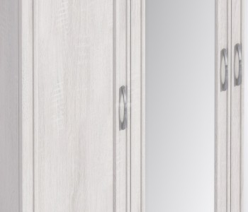 Шкаф 4-х дверный СБ-2389 Флоренция (Дуб Сонома Белый) в Болотном - bolotnoe.mebel54.com | фото