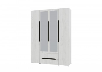 Шкаф 4-х створчатый с ящиками и зеркалами Вега (Прованс) в Болотном - bolotnoe.mebel54.com | фото