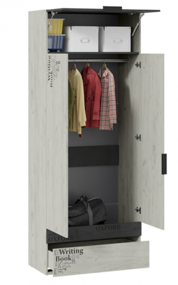 Шкаф комбинированный для одежды «Оксфорд-2» в Болотном - bolotnoe.mebel54.com | фото
