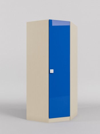 Шкаф угловой (угловая секция) Скай люкс (Синий/корпус Клен) в Болотном - bolotnoe.mebel54.com | фото