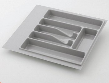 Вкладыш для кухонных принадлежностей, серый, Volpato 300 мм в Болотном - bolotnoe.mebel54.com | фото