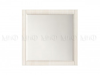 Зеркало Гармония (Белый/Белый глянец) в Болотном - bolotnoe.mebel54.com | фото